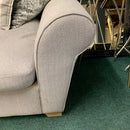 Corner sofa with chair and footstool