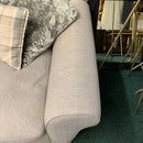 Corner sofa with chair and footstool