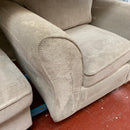 Armchair and footstool