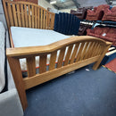 Double bed with memory foam mattress