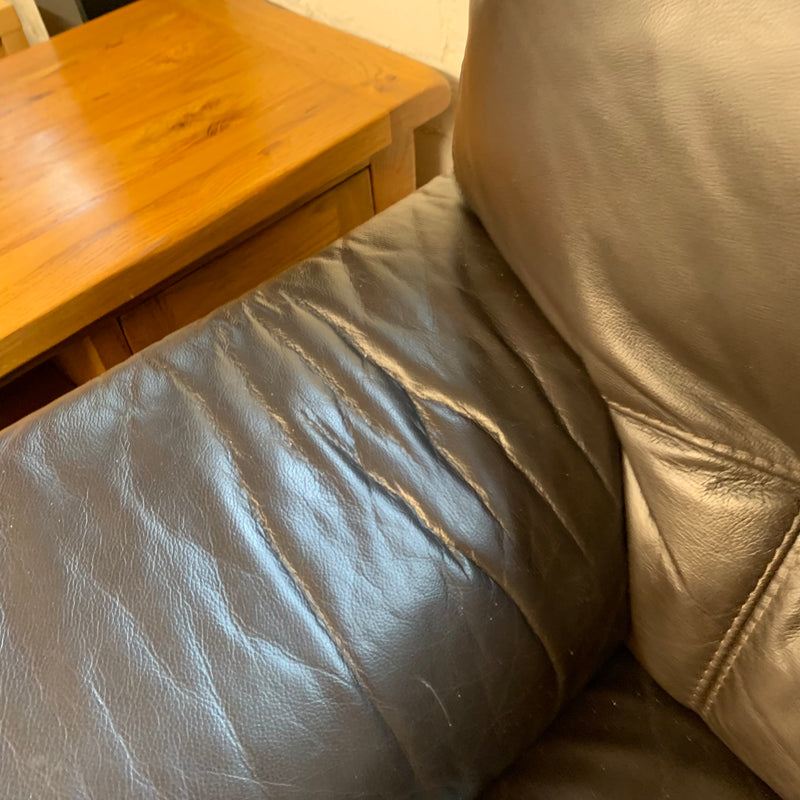 2 seater sofa and footstool