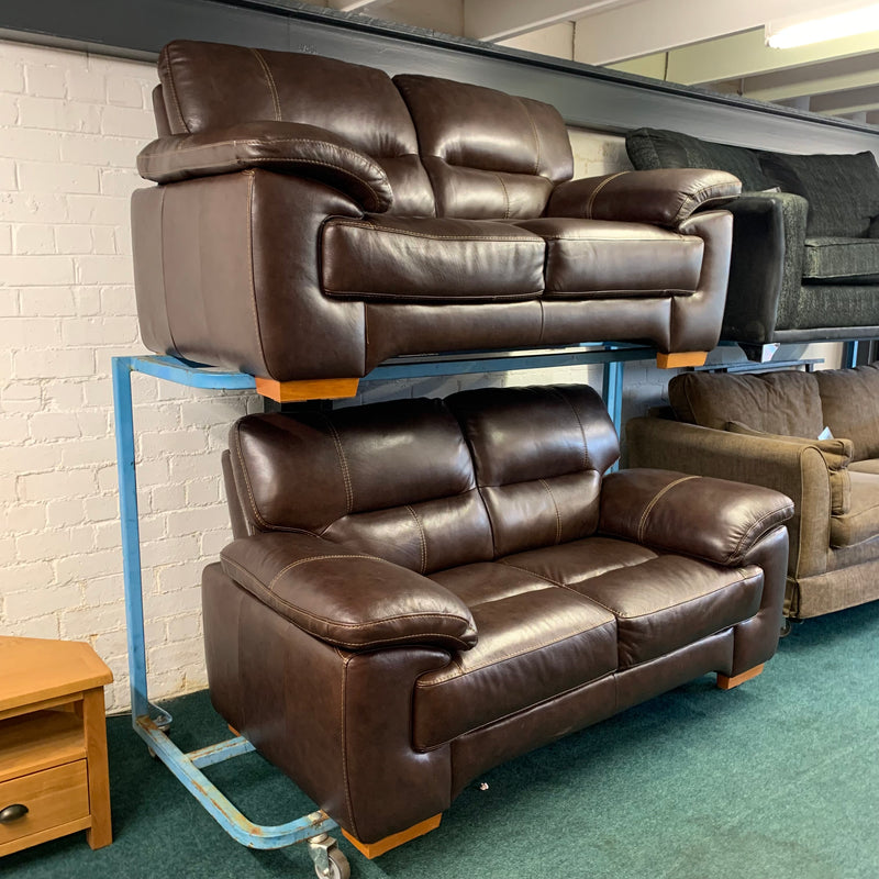 2x 2 seater sofas