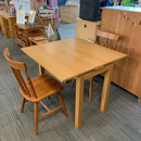 Extending table and chairs