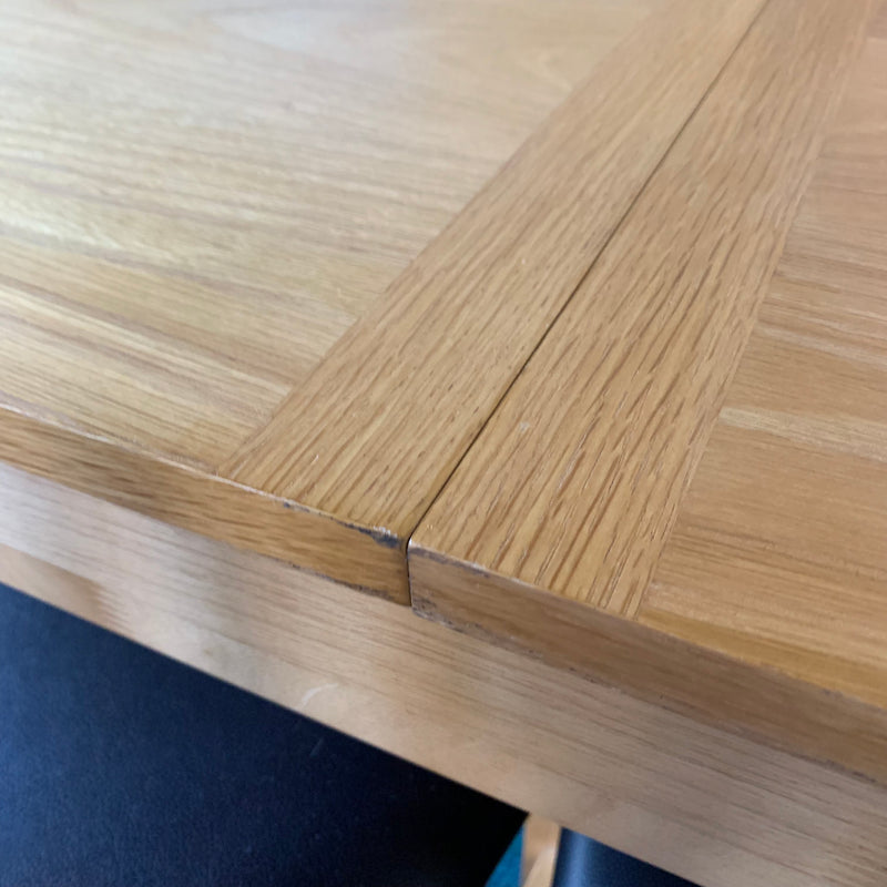 Extending table and chairs