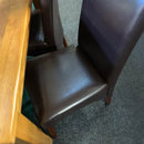 Extending table and chairs