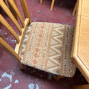 Extending table and chairs