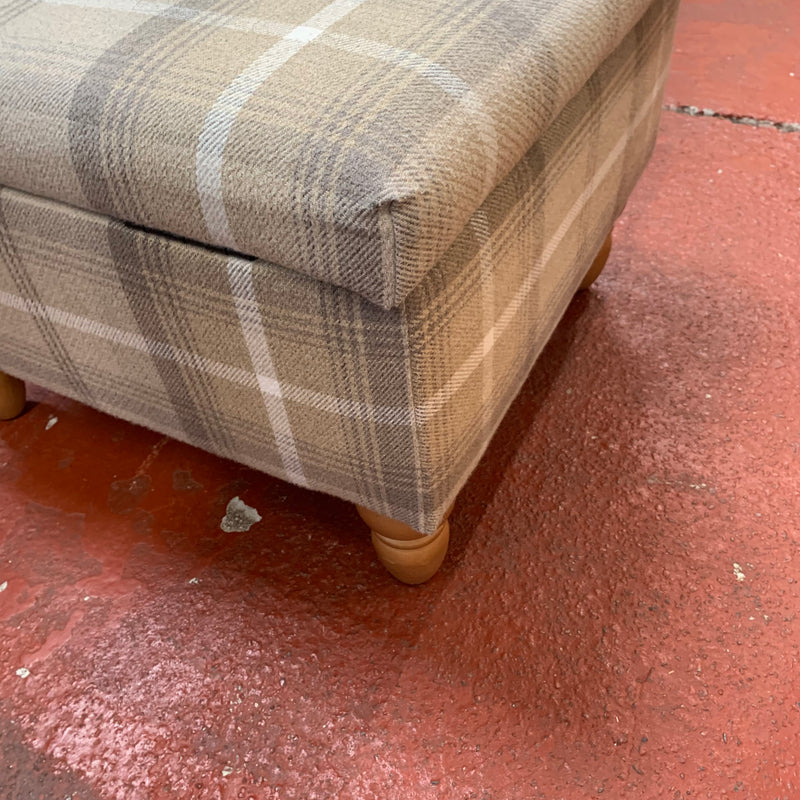 DUNELM armchair and footstool