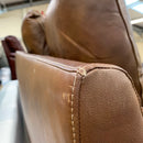 2 seater sofa and footstool