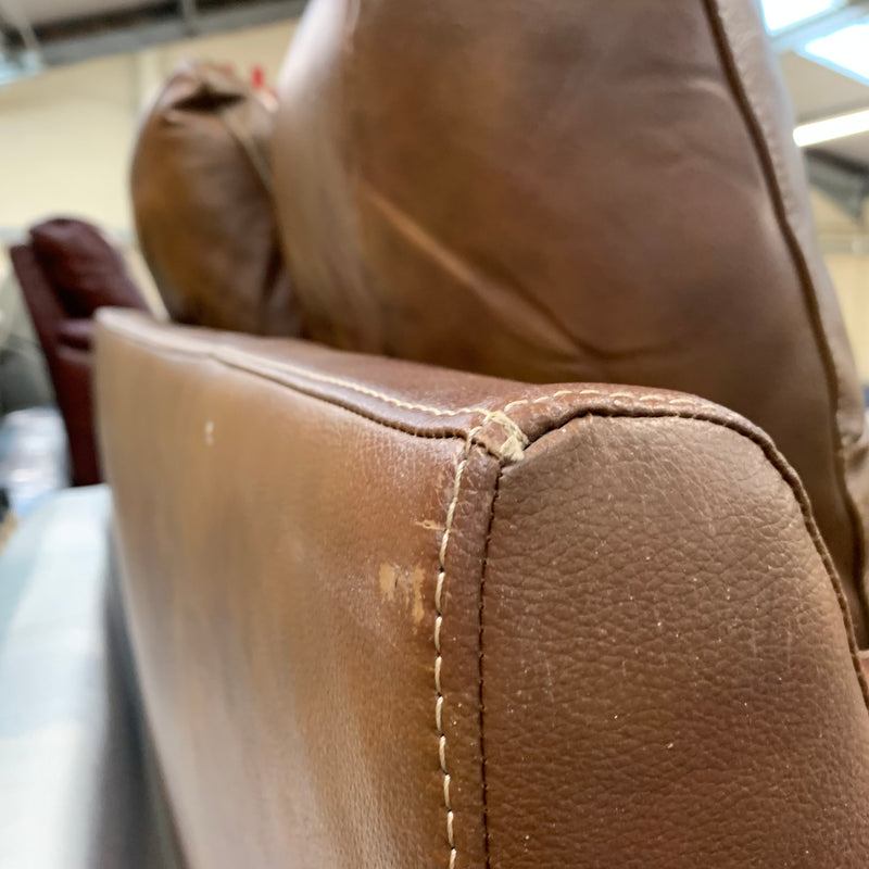 2 seater sofa and footstool