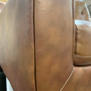 2 seater sofa and footstool