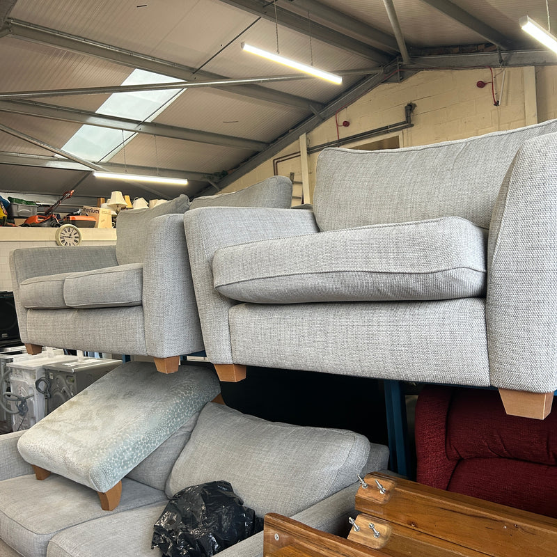 Two seater and Armchair