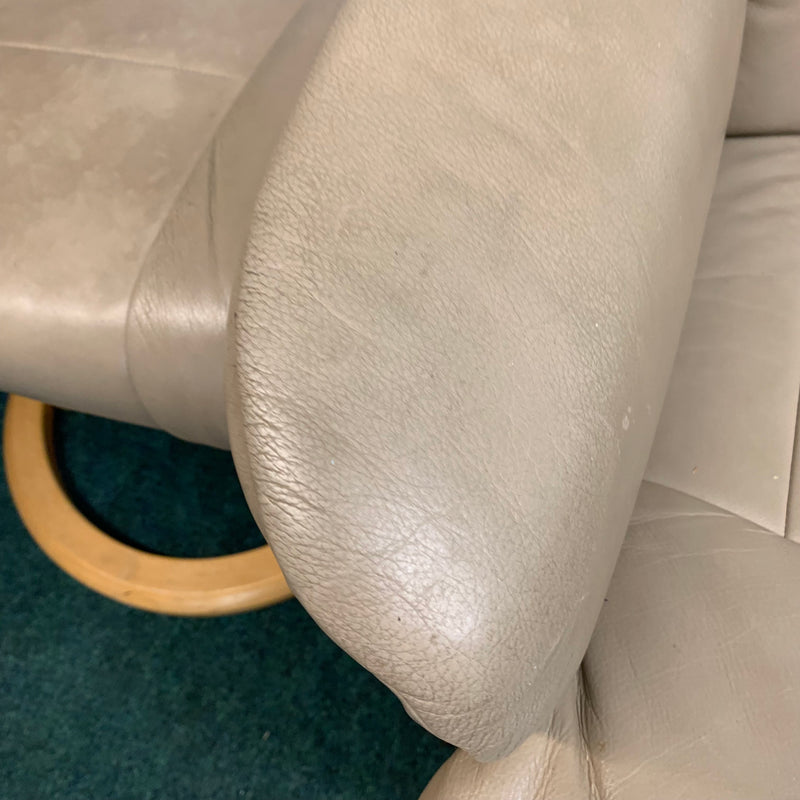 Armchair and footstool