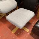 Armchair and footstool