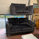 2 seater sofa and cuddle chair