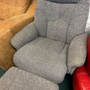 Armchair and footstool