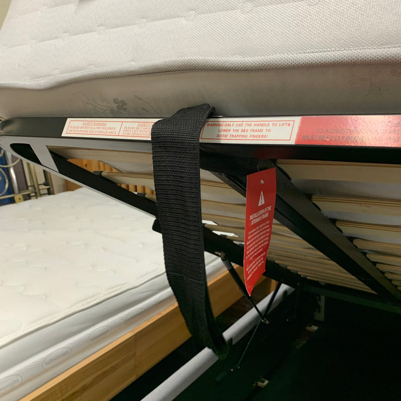 Single ottoman bed