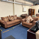 3 seater sofa and cuddle chair