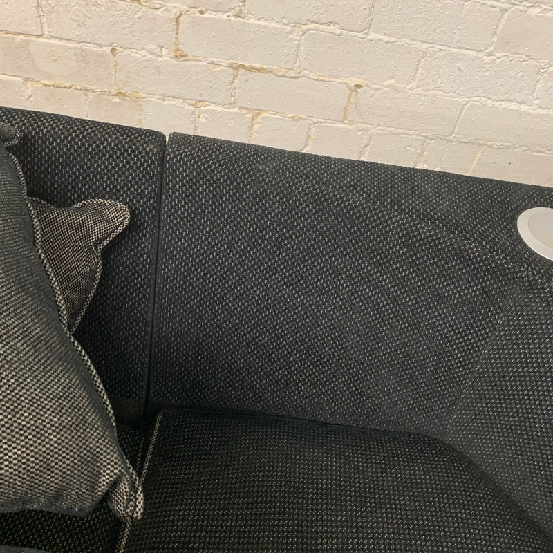 Corner sofa with armchair and footstool