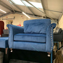 Armchair and footstool