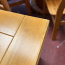 Extending table and chairs
