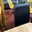 Extending table and chairs