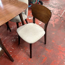 Extending table and chairs
