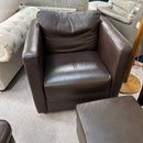 Tub chair and footstool