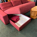 Corner sofa with storage
