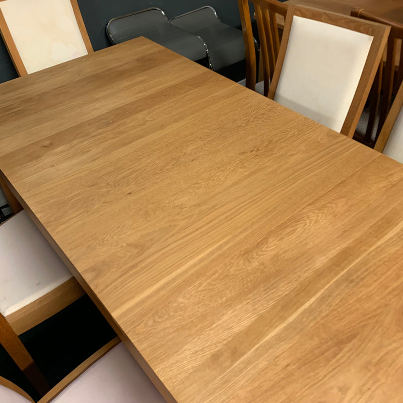 Extending table and chairs