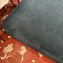 Corner sofa and footstool