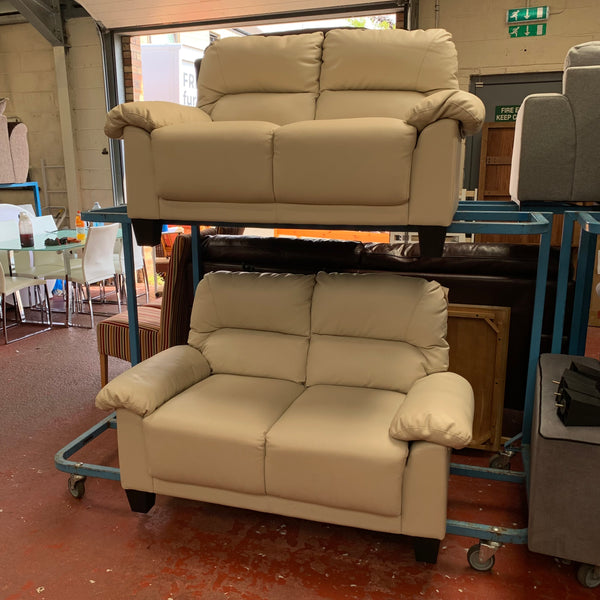 2x 2 seater sofas