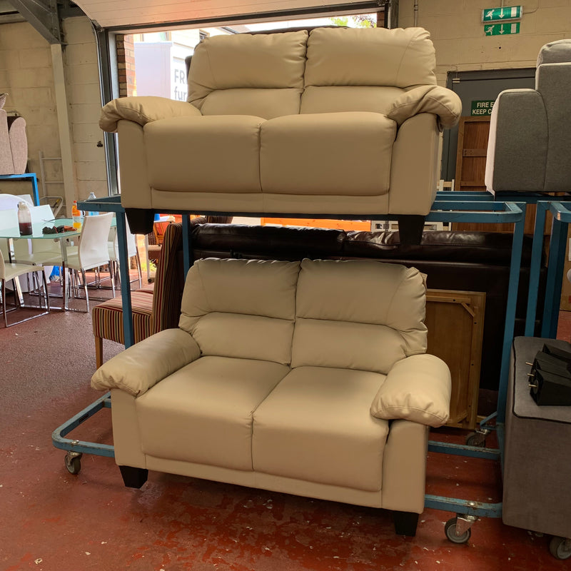 2x 2 seater sofas