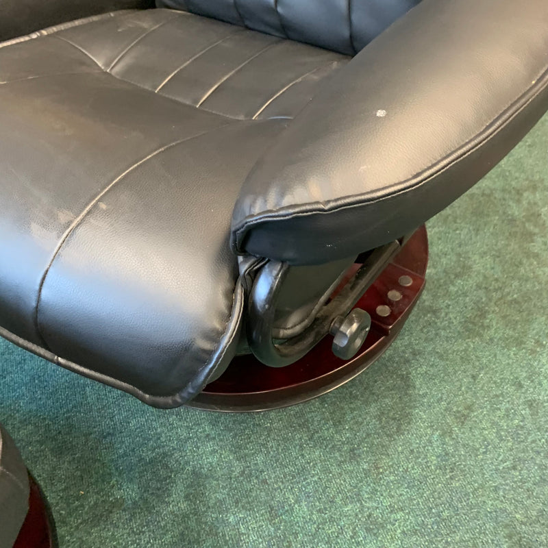 Armchair and footstool