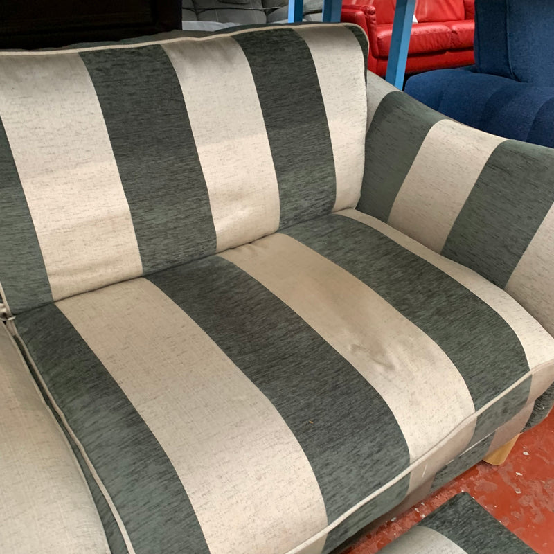 4 seater sofa and footstool