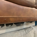 2 seater sofa and footstool