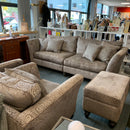 3 piece suite with footstool