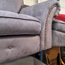 Cuddle chair and footstool