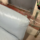 2 and 3 seater sofas with footstool