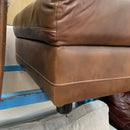 2 seater sofa and footstool