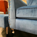 Armchair and footstool