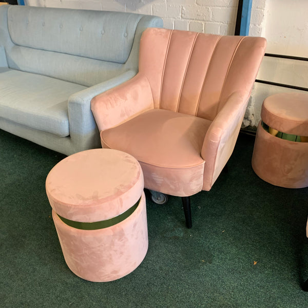 Armchair and stool