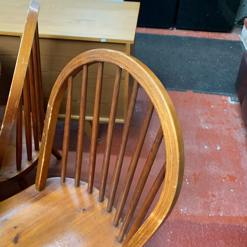 Extending table and chairs