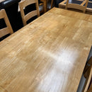 Extending table and chairs