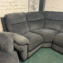 Curved sofa and cuddle chair