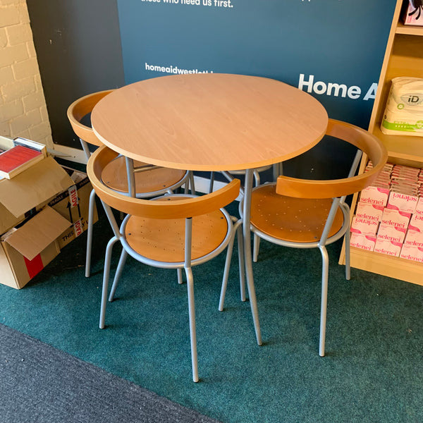 Table and chairs