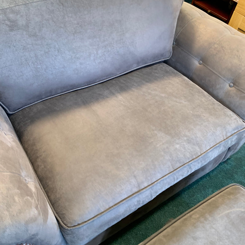 DFS cuddle chair and footstool