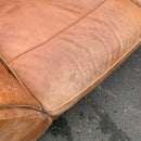 Corner sofa and footstool