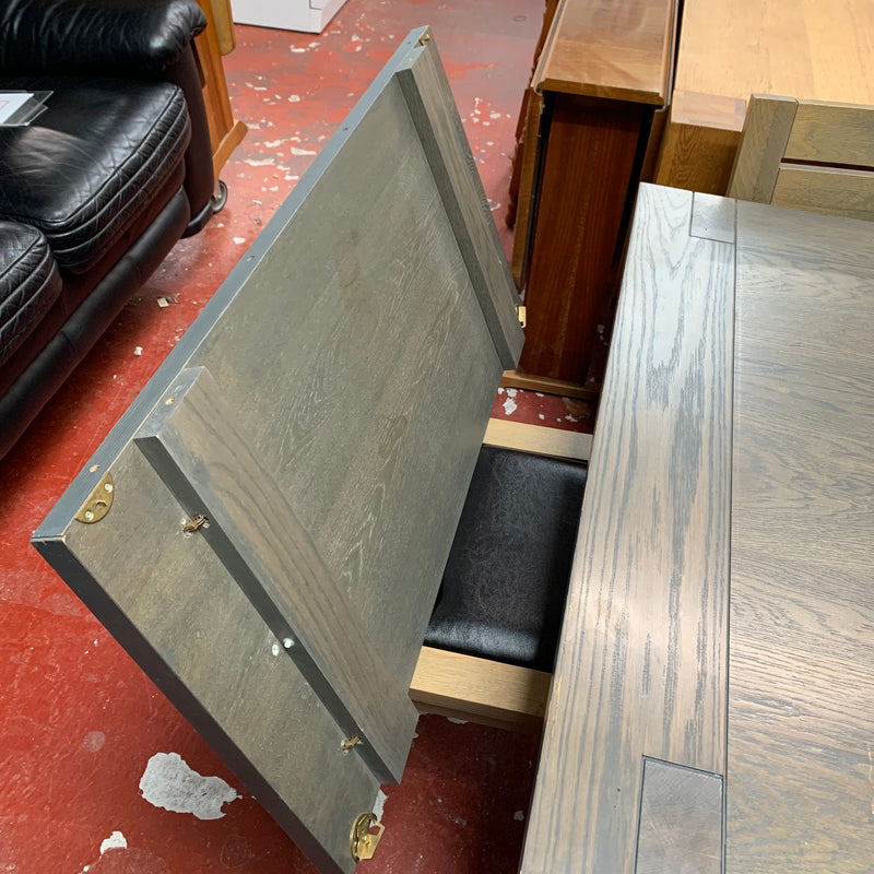 Extending table and chairs