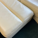 2 seater sofa and footstool