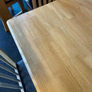 Extending table and chairs